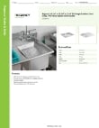 Regency Tables & Sinks 600DBPR16W Specsheet Regency Tables & Sinks 600DBPR16W Specsheet