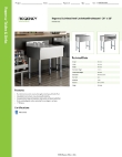 Regency Tables & Sinks 600DBU1830 Specsheet