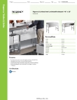 Regency Tables & Sinks 600DBU1848 Specsheet Regency Tables & Sinks 600DBU1848 Specsheet