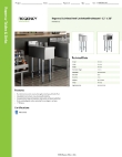 Regency Tables & Sinks 600DBU2112 Specsheet
