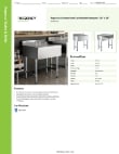 Regency Tables & Sinks 600DBU2130 Specsheet
