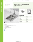 Regency Tables & Sinks 600DI114520 Specsheet