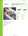 Regency Tables & Sinks 600DI3162020 Specsheet