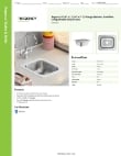 Regency Tables & Sinks 600DIS1012 Specsheet Regency Tables & Sinks 600DIS1012 Specsheet