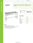 Regency Tables & Sinks 600FHSMSB1872 Specsheet Regency Tables & Sinks 600FHSMSB1872 Specsheet