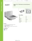 Regency Tables & Sinks 600HS172H Specsheet