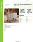 Regency Tables & Sinks 600IB1836M Specsheet