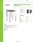 Regency Tables & Sinks 600IB2124 Specsheet