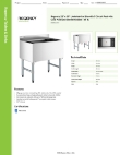 Regency Tables & Sinks 600IB2130C7 Specsheet