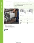 Regency Tables & Sinks 600IB2136C0 Specsheet Regency Tables & Sinks 600IB2136C0 Specsheet