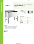 Regency Tables & Sinks 600IB2136C7 Specsheet