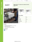 Regency Tables & Sinks 600IB2148 Specsheet Regency Tables & Sinks 600IB2148 Specsheet