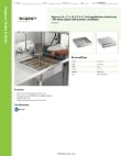 Regency Tables & Sinks 600RSSB20 Specsheet Regency Tables & Sinks 600RSSB20 Specsheet