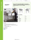 Regency Tables & Sinks 600S21717X Specsheet