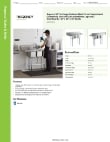 Regency Tables & Sinks 600S3101412G Specsheet