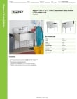 Regency Tables & Sinks 600S31221SB Specsheet