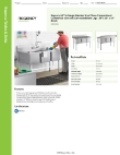 Regency Tables & Sinks 600S31824G Specsheet