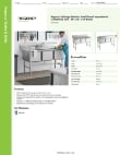 Regency Tables & Sinks 600S31824X Specsheet