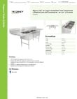 Regency Tables & Sinks 600S321824X Specsheet Regency Tables & Sinks 600S321824X Specsheet