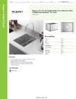 Regency Tables & Sinks 600SWB162012 Specsheet