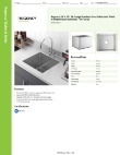 Regency Tables & Sinks 600SWB182014 Specsheet Regency Tables & Sinks 600SWB182014 Specsheet