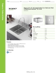 Regency Tables & Sinks 600SWB202010 Specsheet Regency Tables & Sinks 600SWB202010 Specsheet
