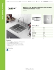 Regency Tables & Sinks 600SWB20208 Specsheet
