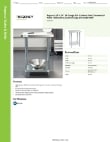 Regency Tables & Sinks 600T1824G Specsheet