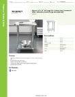 Regency Tables & Sinks 600T1824G Specsheet
