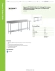 Regency Tables & Sinks 600TB1896G Specsheet