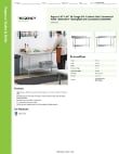 Regency Tables & Sinks 600TB3060G Specsheet