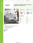 Regency Tables & Sinks 600TS3036SC Specsheet