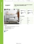 Regency Tables & Sinks 600TS3060SC Specsheet Regency Tables & Sinks 600TS3060SC Specsheet