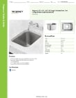 Regency Tables & Sinks 600UMB11020 Specsheet