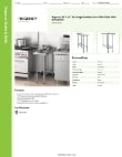Regency Tables & Sinks 600WT15X36BS Specsheet