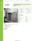 Regency Tables & Sinks 600WT24X30SS Specsheet