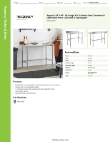 Regency Tables & Sinks 600WT24X48BS Specsheet