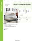 Regency Tables & Sinks 600WT24X84BS Specsheet