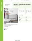 Regency Tables & Sinks 600WT24X84SS Specsheet
