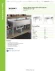 Regency Tables & Sinks 60B32160213K Specsheet Regency Tables & Sinks 60B32160213K Specsheet