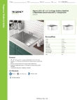 Regency Tables & Sinks 60DI12812K Specsheet Regency Tables & Sinks 60DI12812K Specsheet