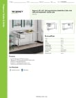 Regency Tables & Sinks 60ST2460LZ Specsheet