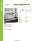 Regency Tables & Sinks 60ST2460RZ Specsheet