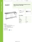 Regency Tables & Sinks 60ST2496RZ Specsheet