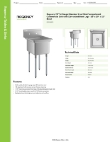 Regency Tables & Sinks 6CS11620G Specsheet