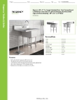 Regency Tables & Sinks 6CS1182418XL Specsheet