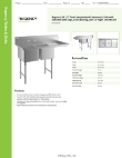 Regency Tables & Sinks 6CS216201XR Specsheet