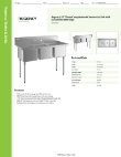Regency Tables & Sinks 6CS31620G Specsheet