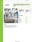 Regency Tables & Sinks 6CS31824X Specsheet