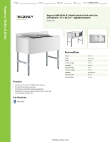 Regency Tables & Sinks 600B2101413R Specsheet